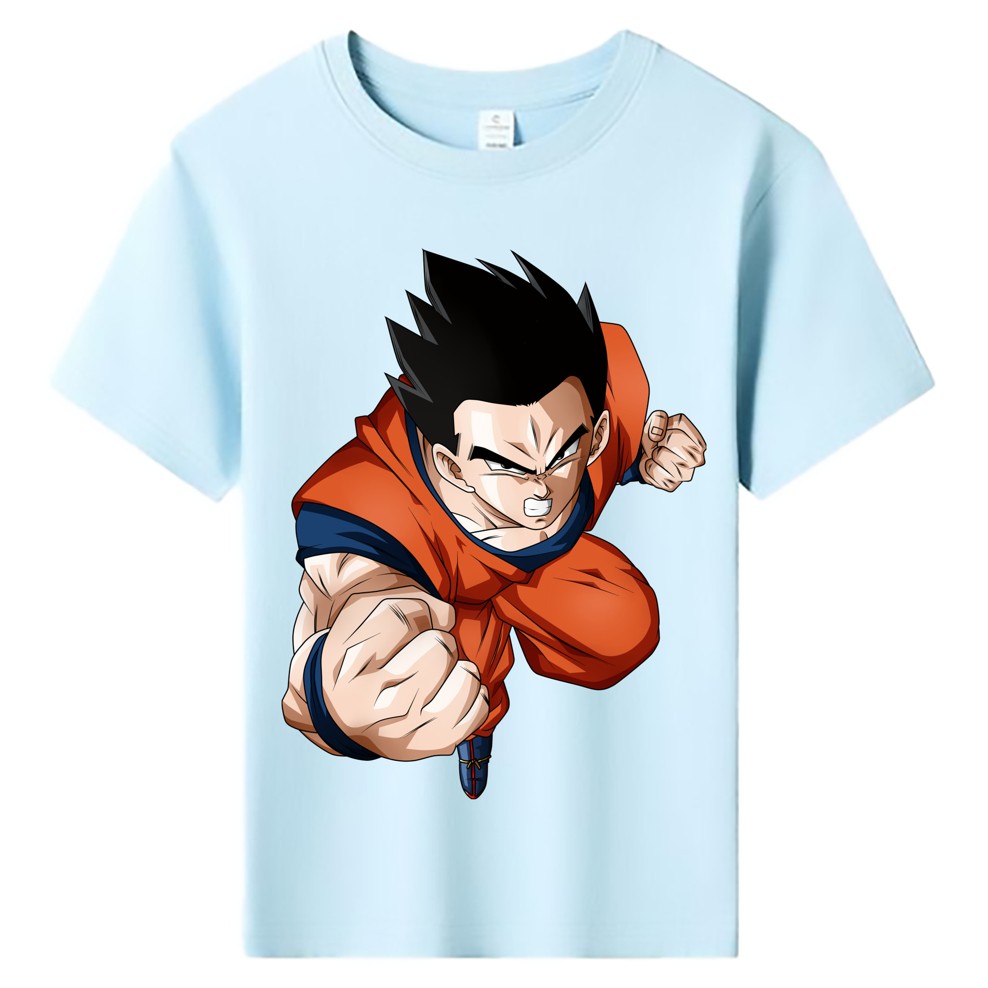 （画像用） ドラゴンボール 孫 悟飯（そんごはん）DRAGON BALL Son Gohan 綿100％キッズTシャツ（フロントプリント）
